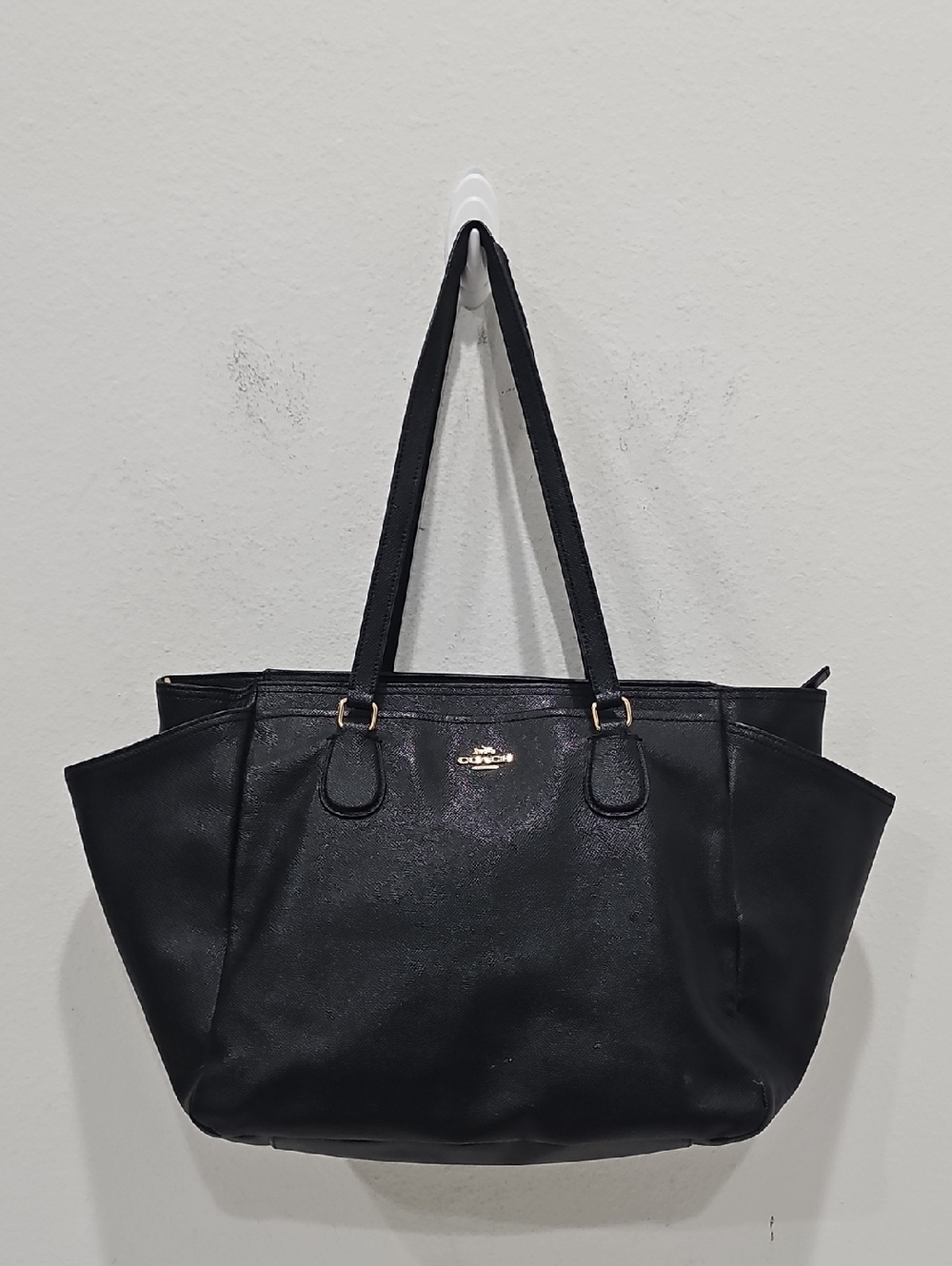 Coach Black Tote diaper bag